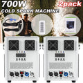 Cold Spark Machine 3-16FT Adjustable Stage Special Effect Machine with Wireless Remote Control DMX Low Noise Stage Equipment for Wedding DJ Disco Party 2pcs F921