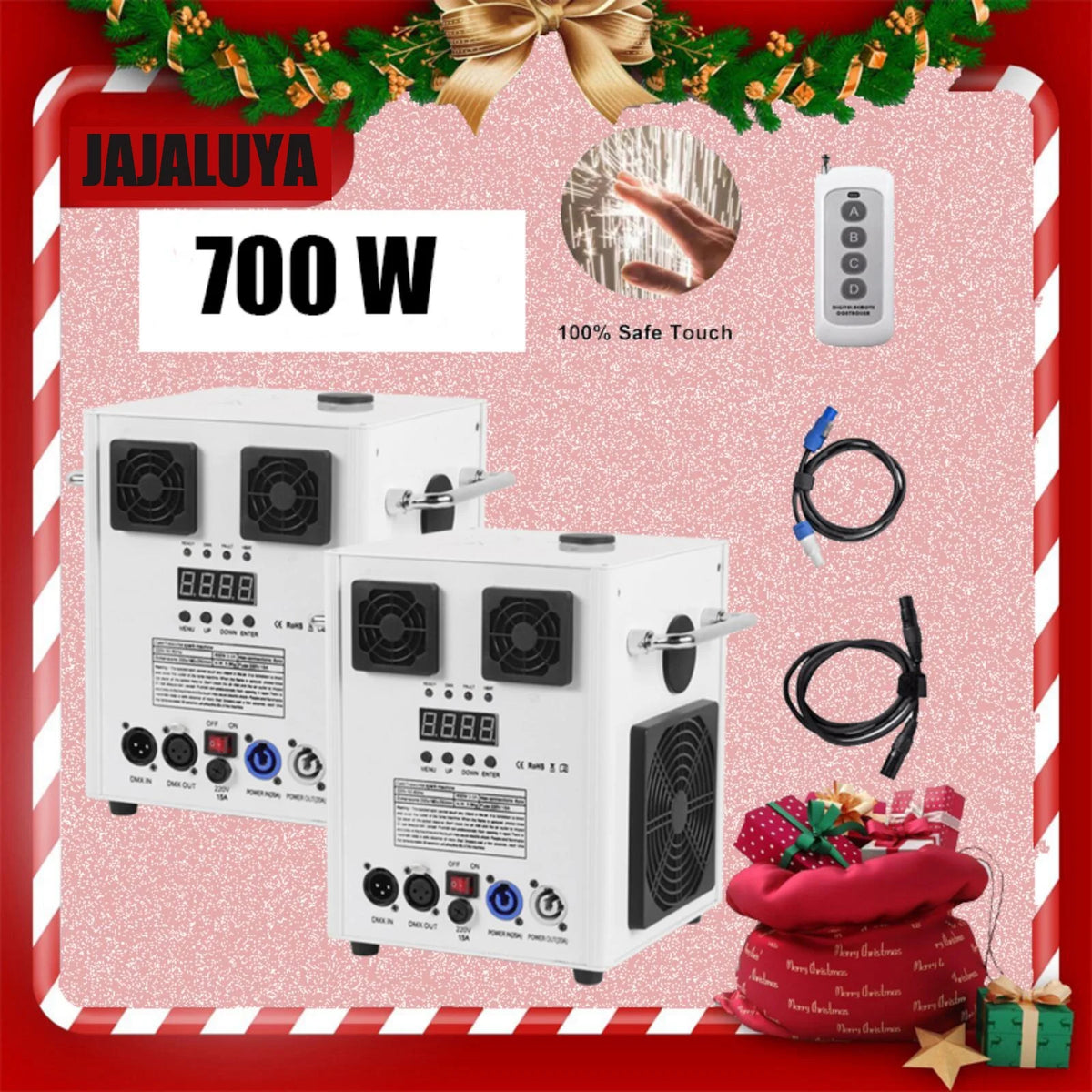 Cold Spark Machine 3-16FT Adjustable Stage Special Effect Machine with Wireless Remote Control DMX Low Noise Stage Equipment for Wedding DJ Disco Party 2pcs F921