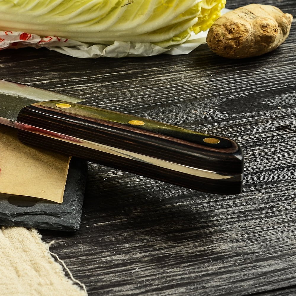 Hand Forged Butcher Knife with Leather Sheath Y773123