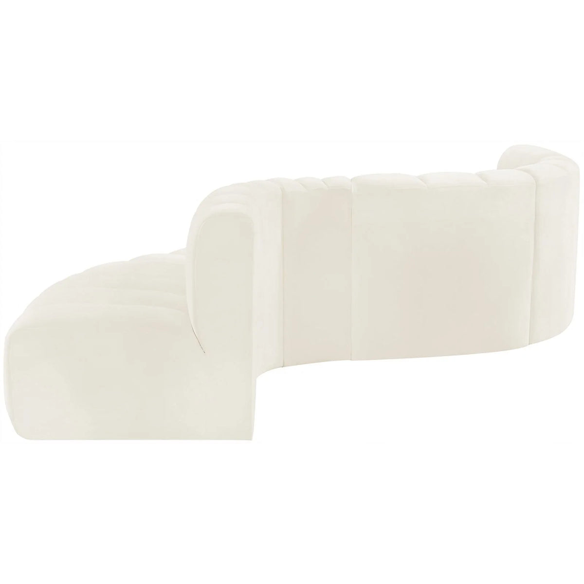 Cream Velvet Modular Sofa A7211