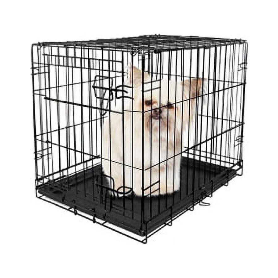 Folding Dog Crate with Divider Y534
