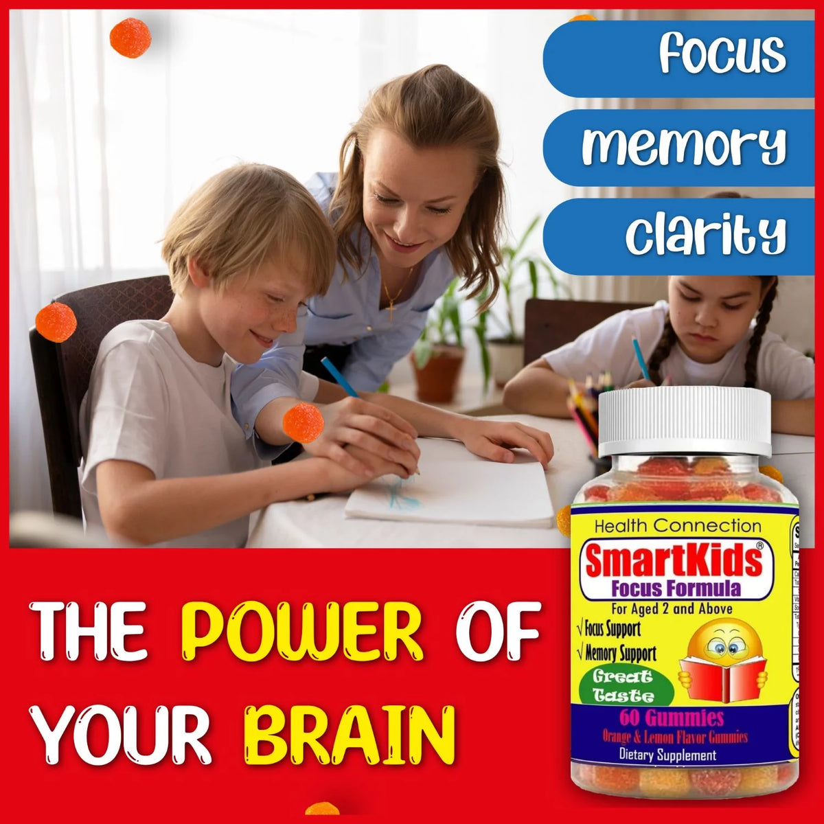 Omega 3 Brain Supplement (Pack of 2) M952569