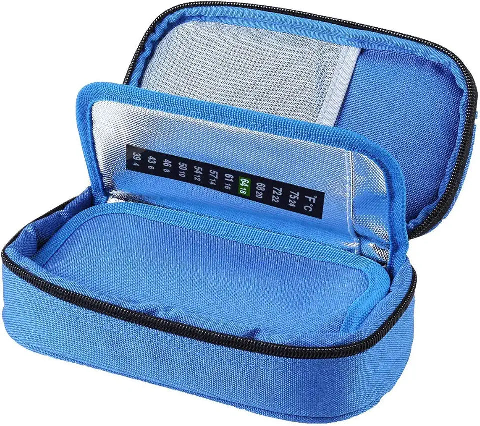 Insulin Cooler Travel Case with Ice Packs, 8 x 4 Inch Y994