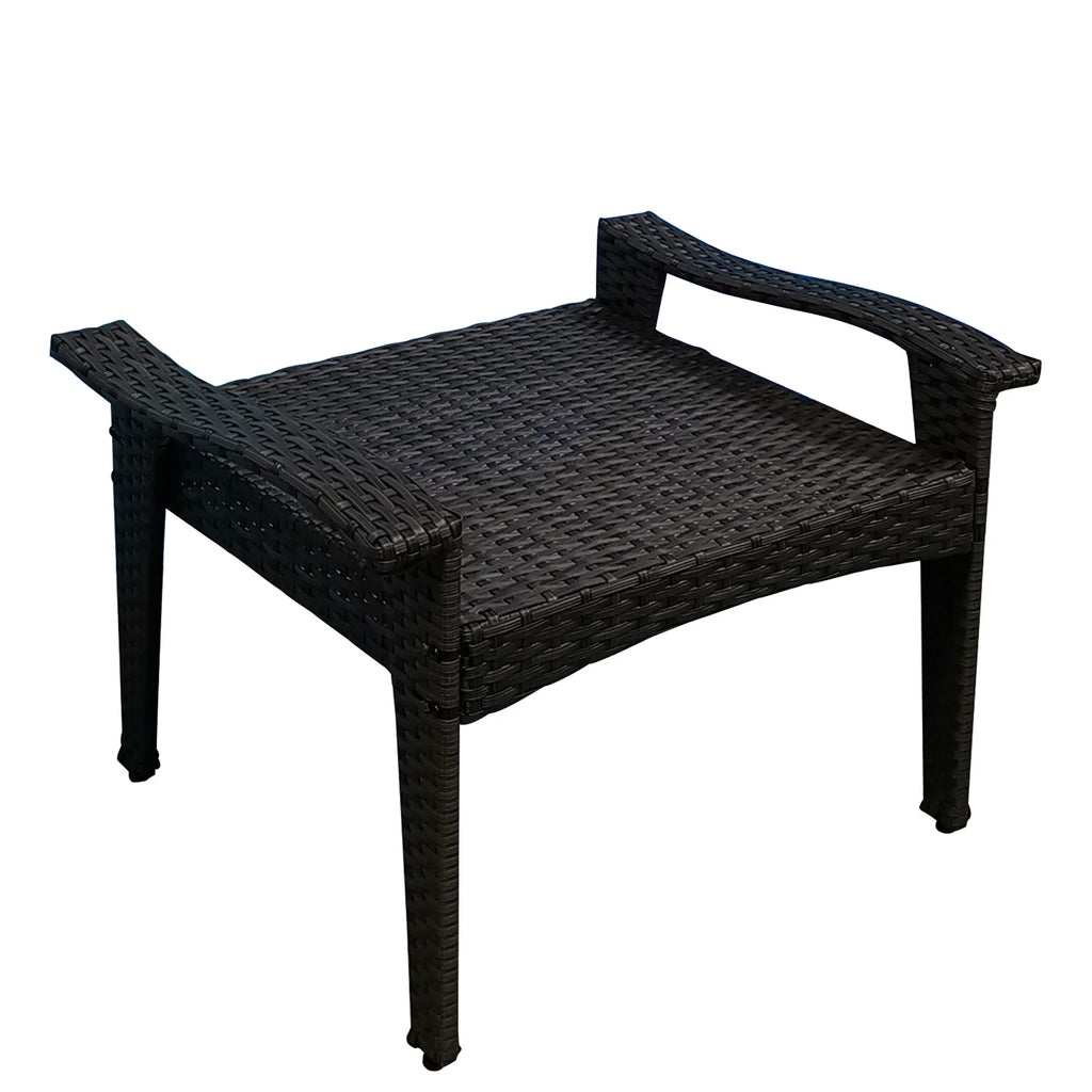 Set of 2 Outdoor Rattan Wicker Lounge Chairs E67870
