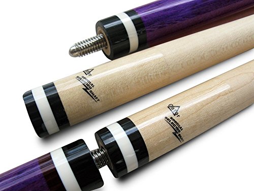 Purple Maple Pool Cue, Purple Case, Glove X8152