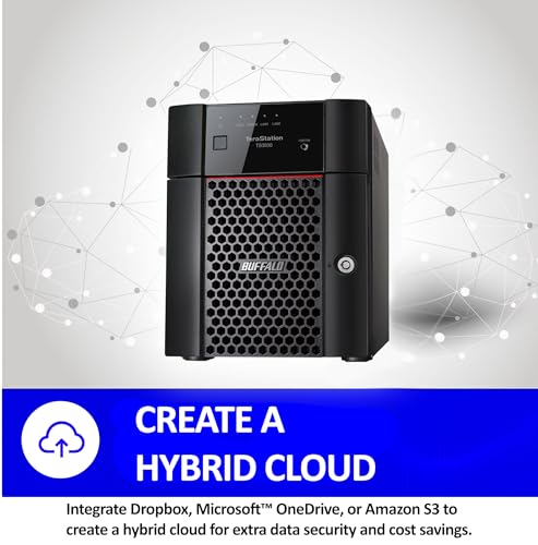 4-Bay 16TB Desktop NAS with Hard Drives Included K5391