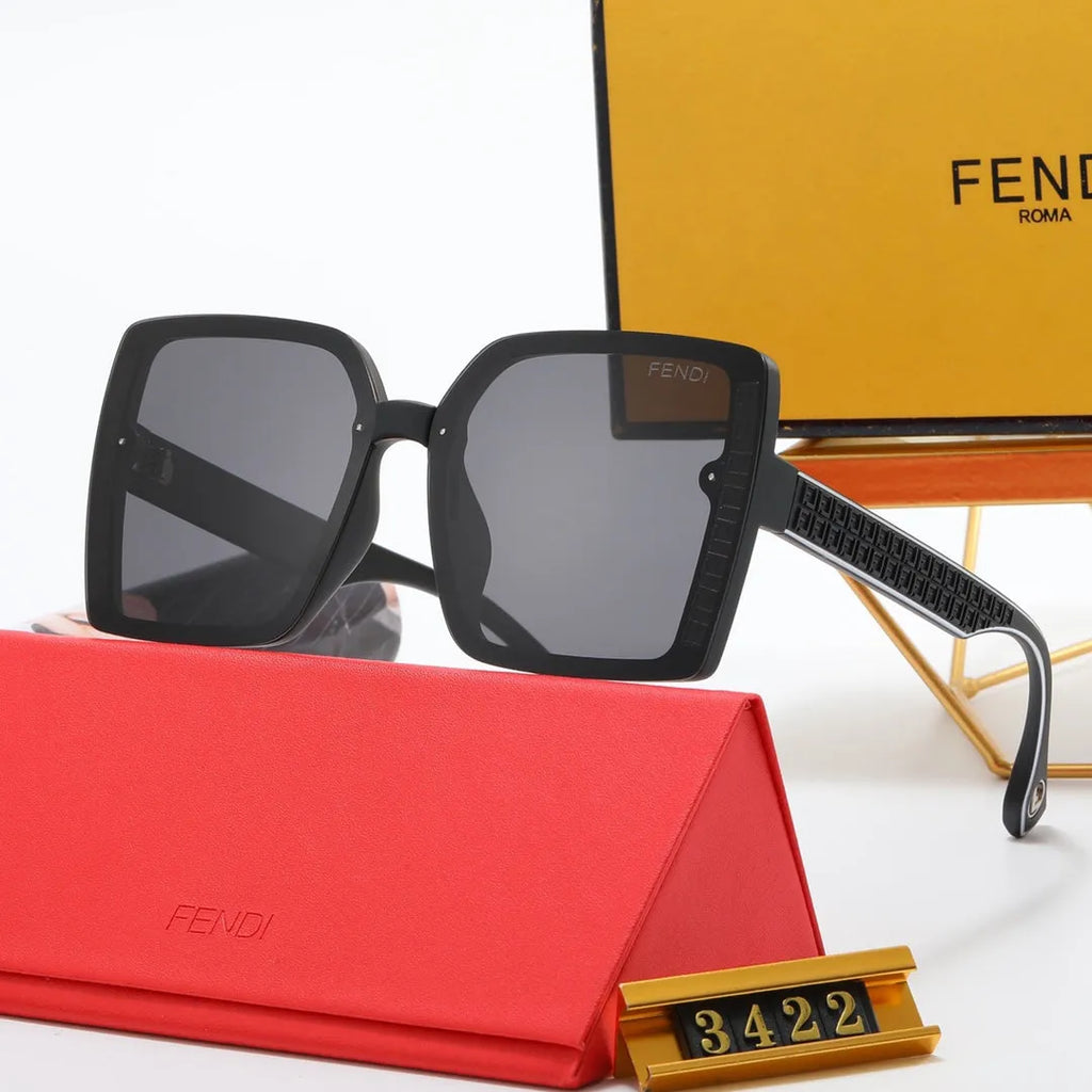 Fashion Double F Frame Polarized Sunglasses N4420