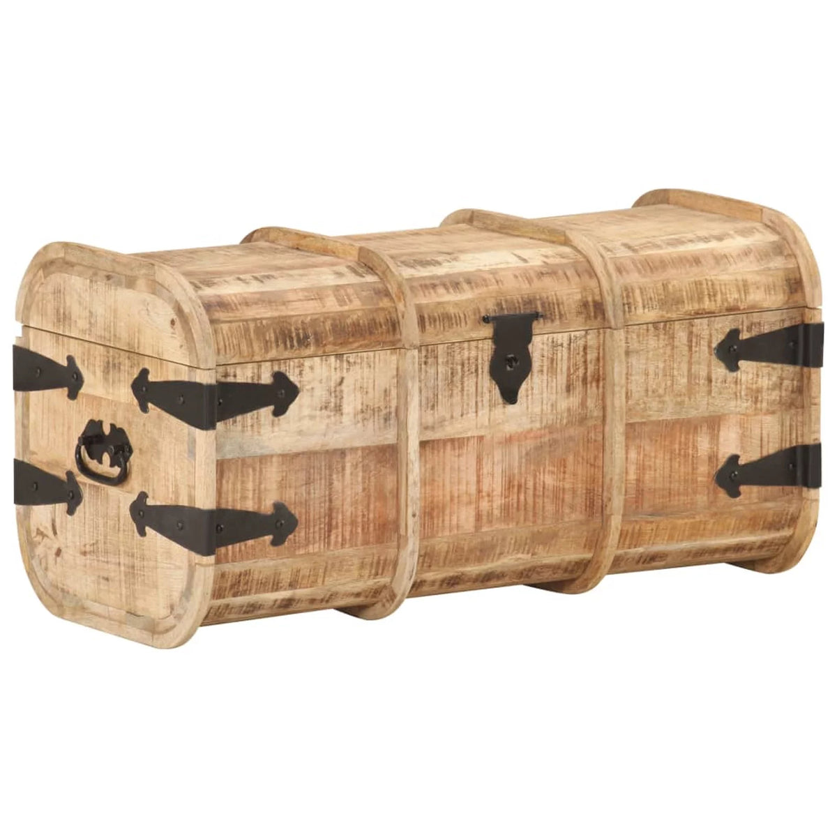 2 Piece Mango Wood Storage Chest N358