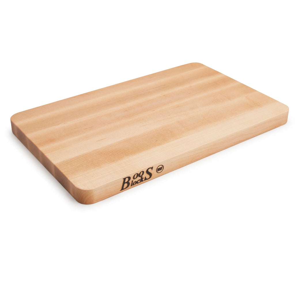 Maple Wood Edge Grain Cutting Board, 16" x 10" x 1" P496