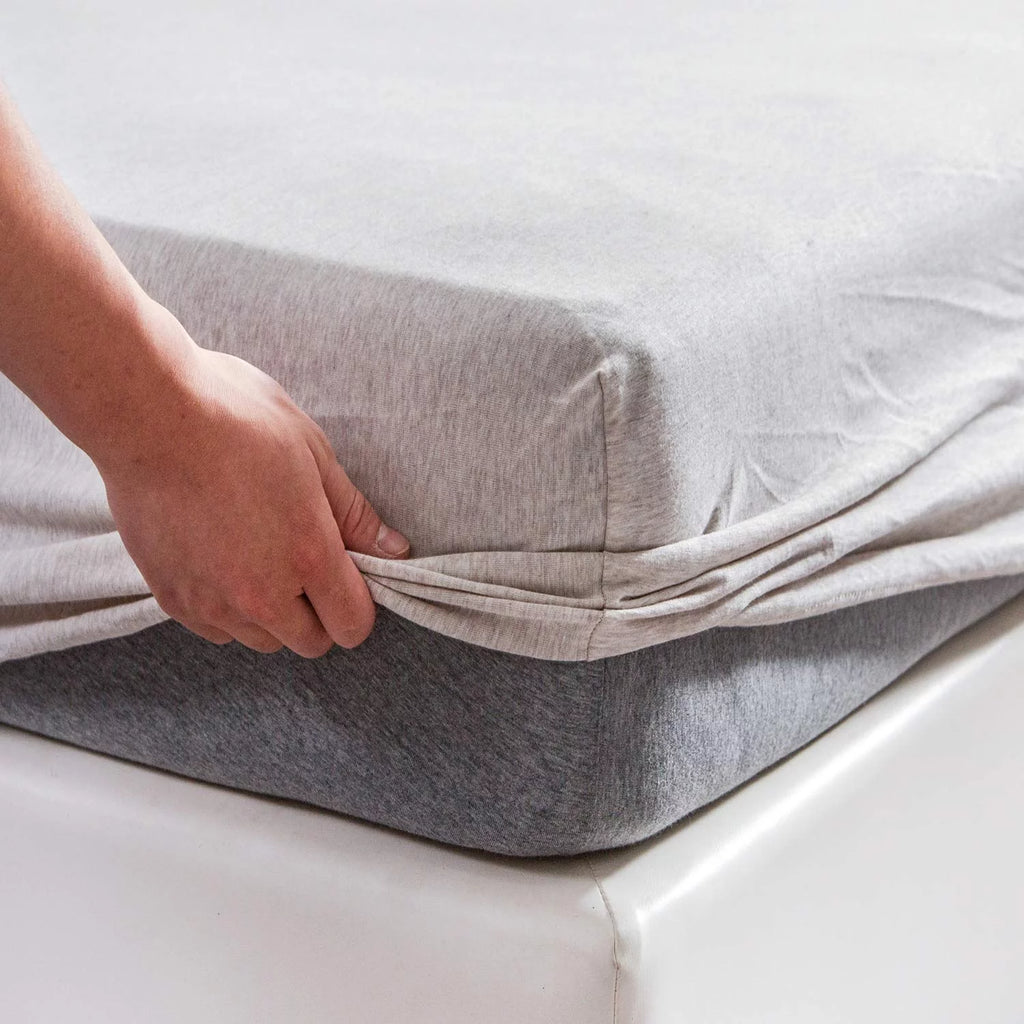 Jersey Knit Cotton Fitted Bottom Sheet King Size K746