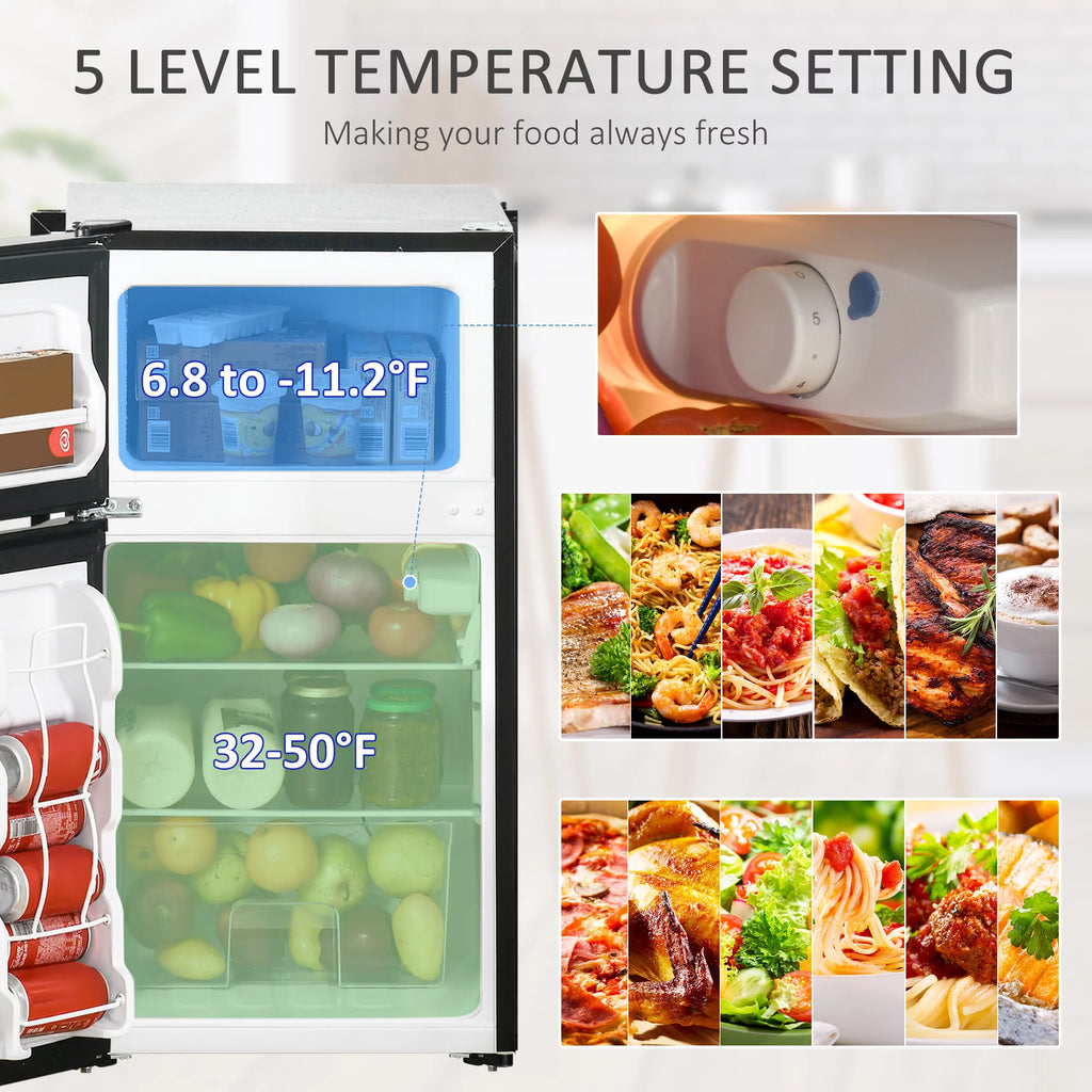 3.2 Cu.Ft Mini Fridge with Freezer S95248