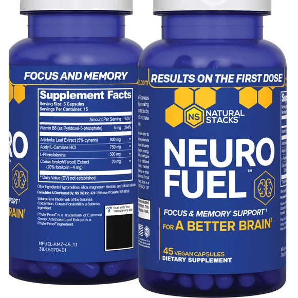 45 Capsules Nootropic Brain Supplement T566607