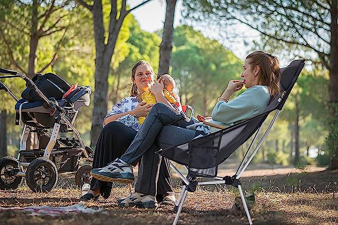 Ultralight High Back Folding Camping Chair with Carry Bag Q855356