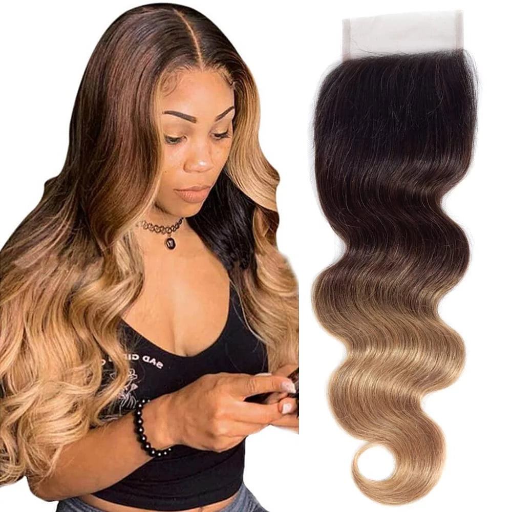 Body Wave Human Hair 4x4 Lace Closure R44282