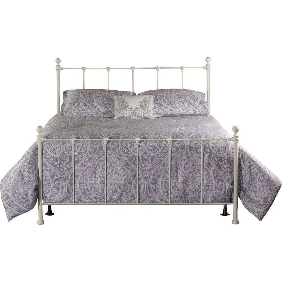 White Full Metal Spindle Bed H361