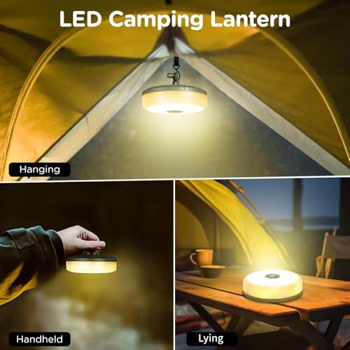 2-Pack 32.8FT Rechargeable Camping String Lights Q5917