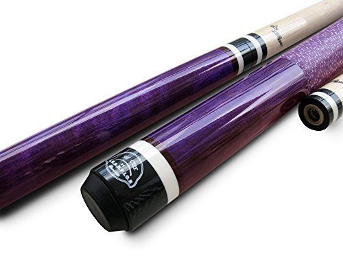 Purple Maple Pool Cue, Purple Case, Glove X8152
