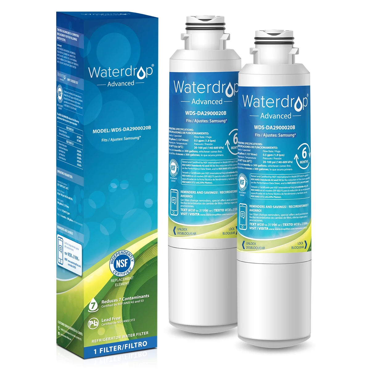 Refrigerator Water Filter 2 Pack X17337
