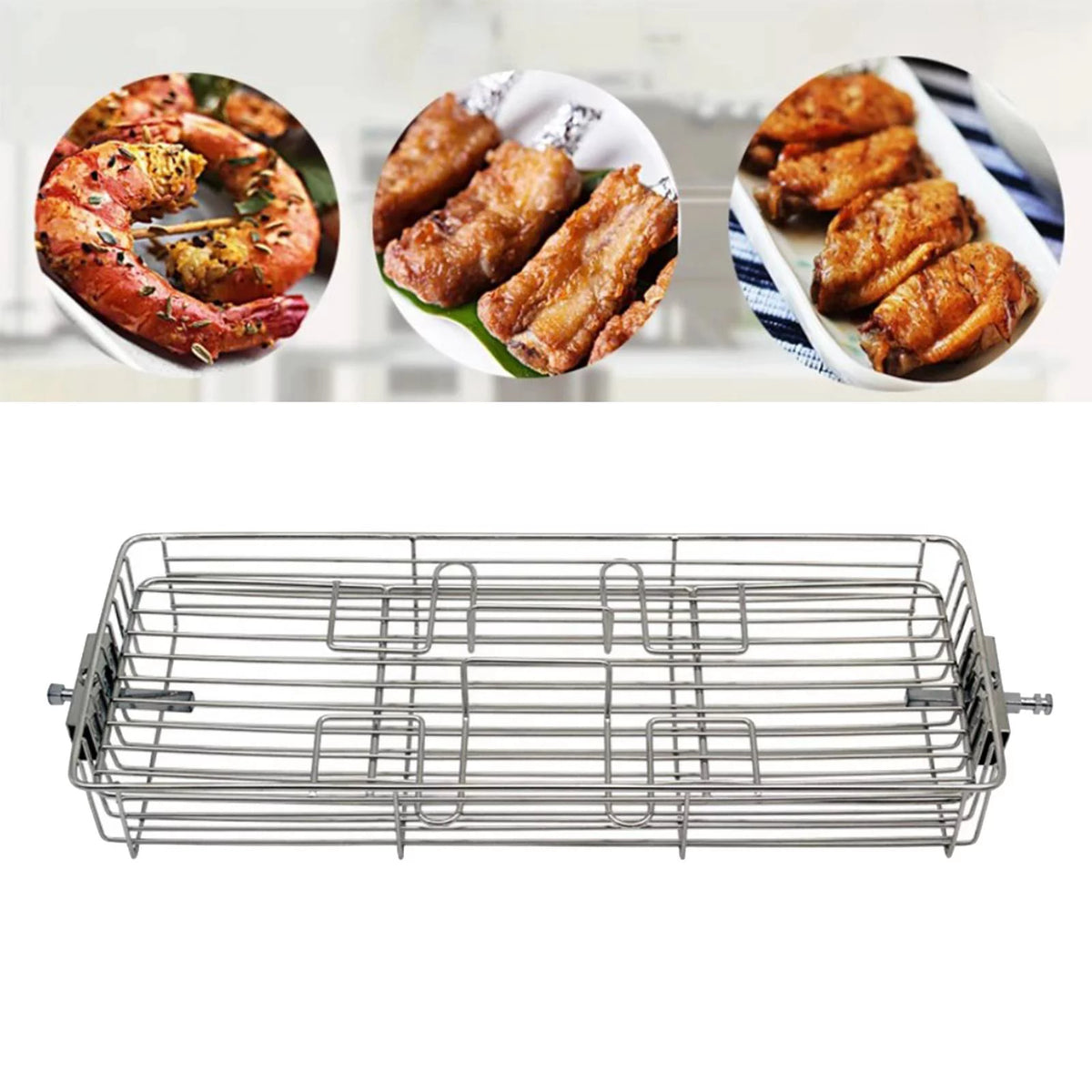 Grilling Basket Air Frying Rotary Oven Cage Rack M998370