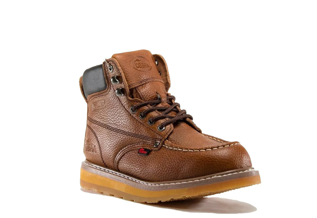 Dark Brown Genuine Leather Work Boots G701068