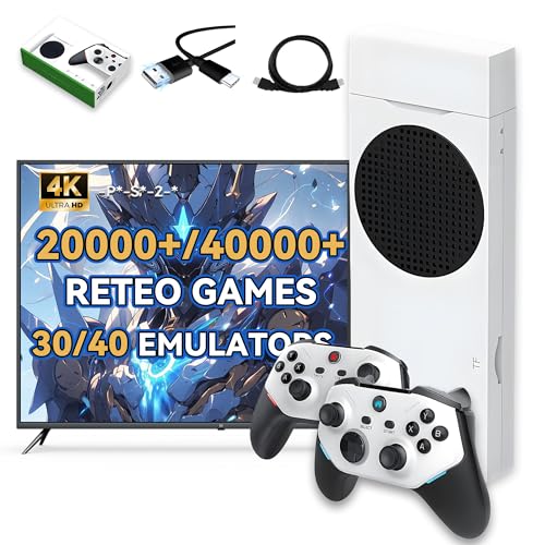 Retro Game Console with 20000+ Video Games, 4K HDMI, 128G C521186