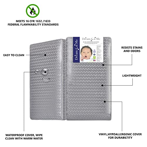 6” 112 Coil Inner Spring Crib And Toddler Mattress R9605