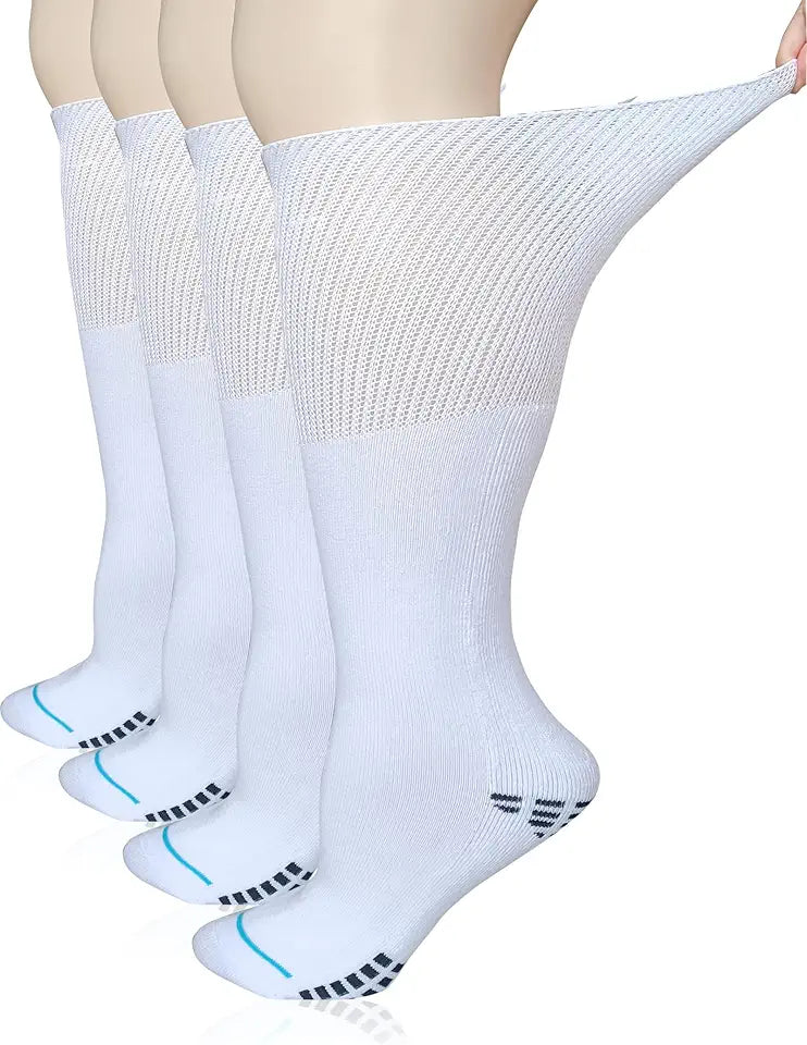 Extra Width Socks for Men Women 2 Pairs K646