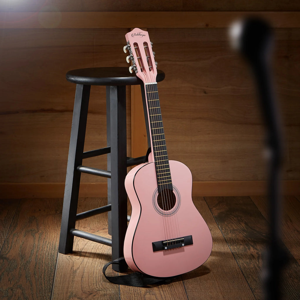 30-Inch Beginner Acoustic Guitar Starter Package, Pink K515341