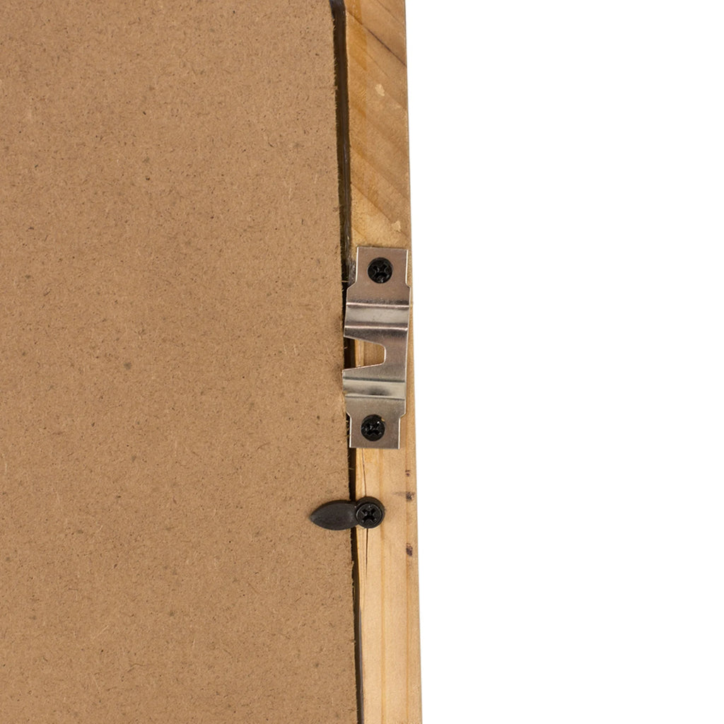 Wooden Square Wall Mirror E7345