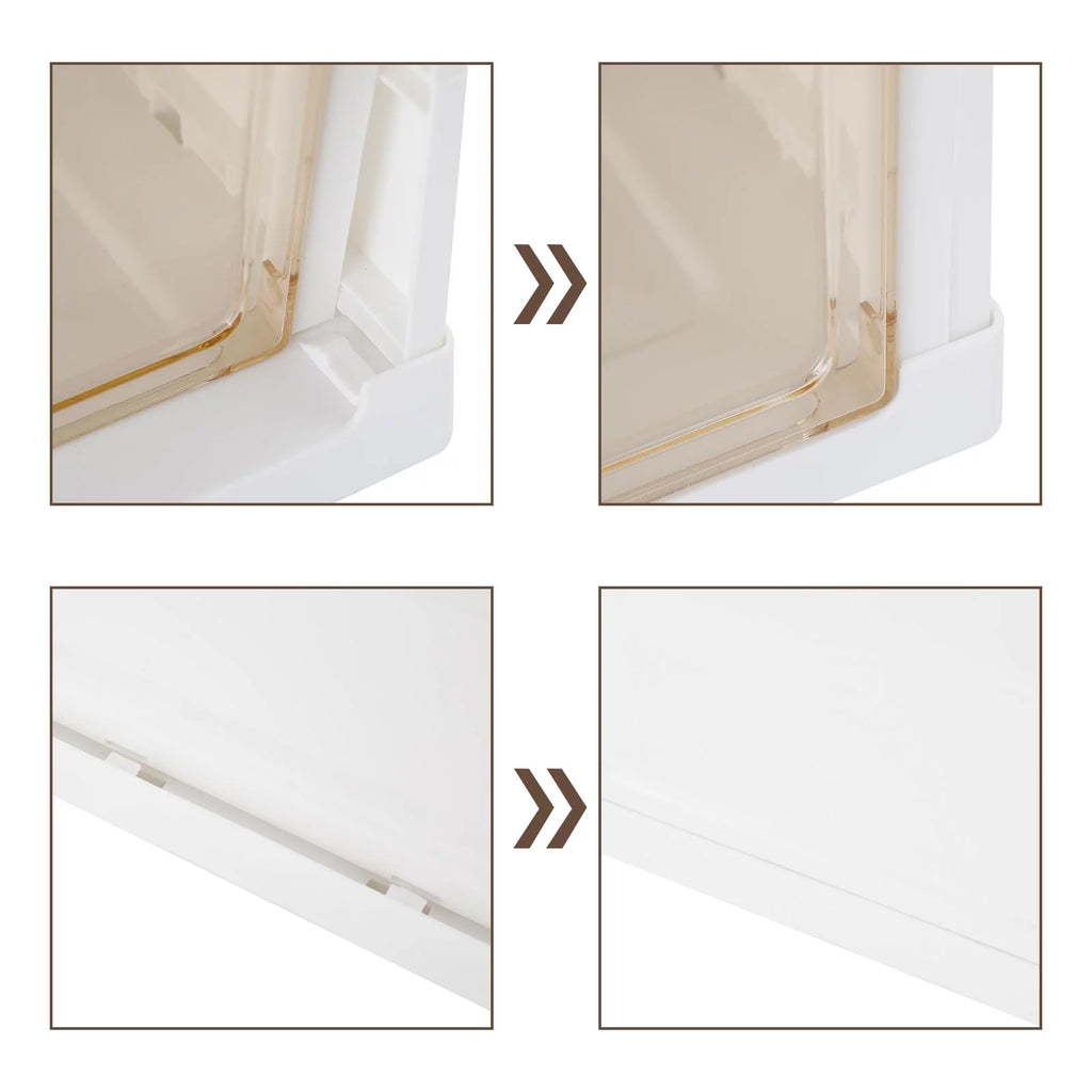Shoes Box Organizer Containers with Lids O519