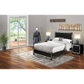 3Pc Bedroom Set with Tufted Bedframe and 2 Nightstands G60784