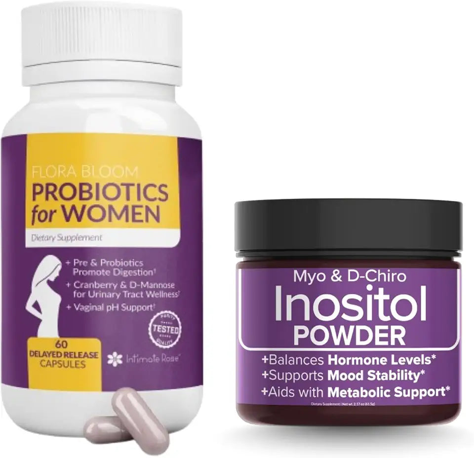 Women's Health & Wellness Bundle – Vaginal Probiotics + Myo & D-Chiro Inositol Powder D506280