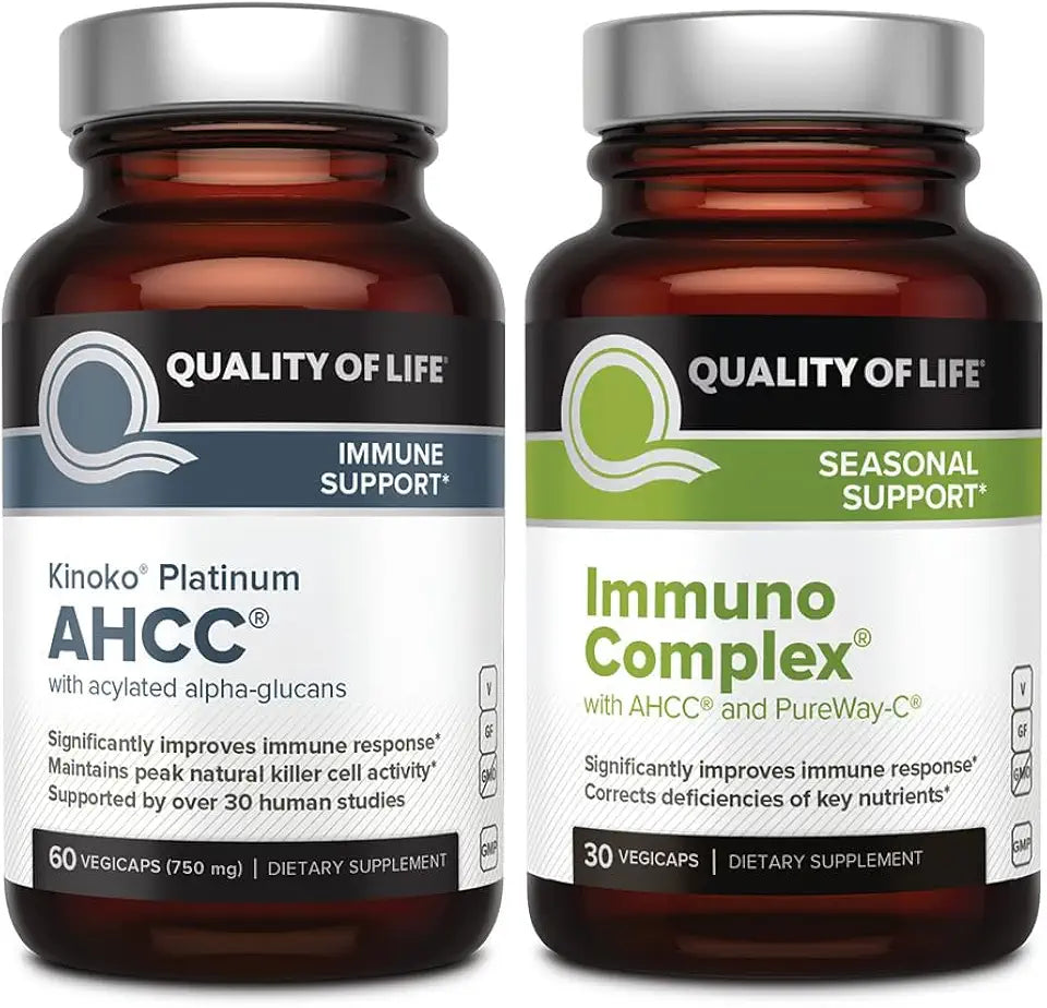 AHCC Mushroom Extract and Immuno Complex Vitamin C U36432