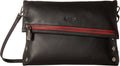 Large Leather Purse With Strap And Zipper L77583