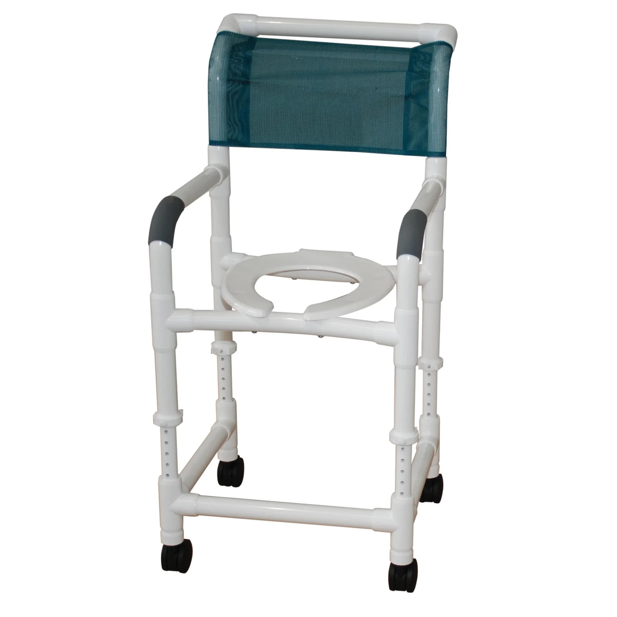 Adjustable Height Rolling Shower Commode Chair X8264