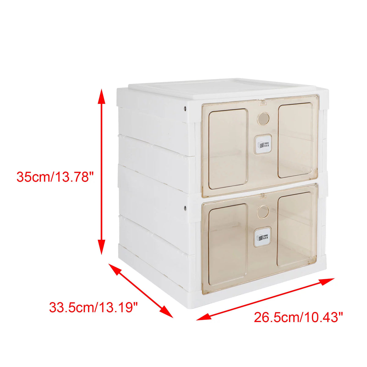 Shoes Box Organizer Containers with Lids O519