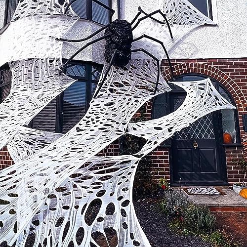 4 lb Giant Elastic Spider Web Halloween Decoration B127038