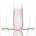15 Pack 9 Ounce Shatterproof Plastic Champagne Flutes X395