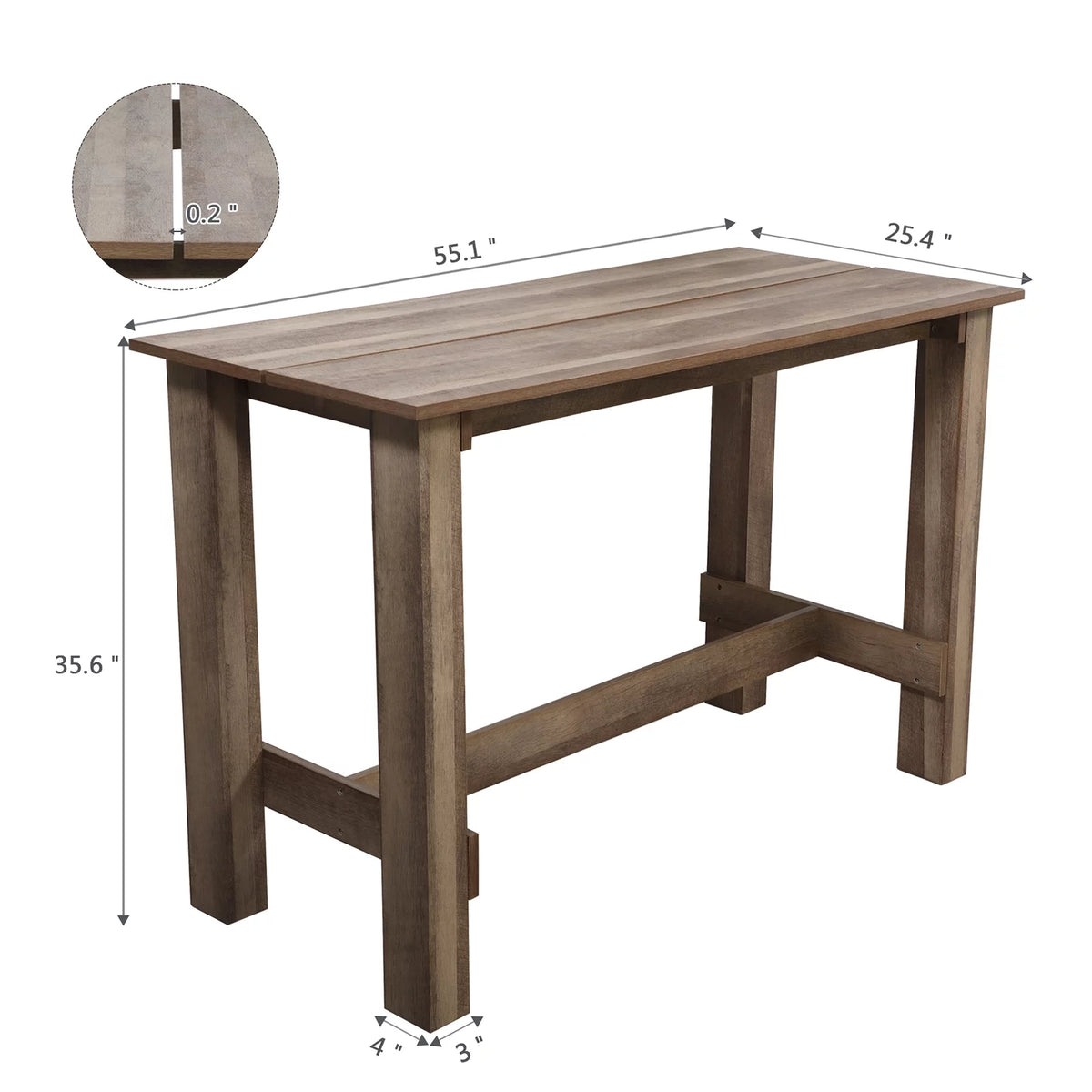 Light Brown Dining Table L41664