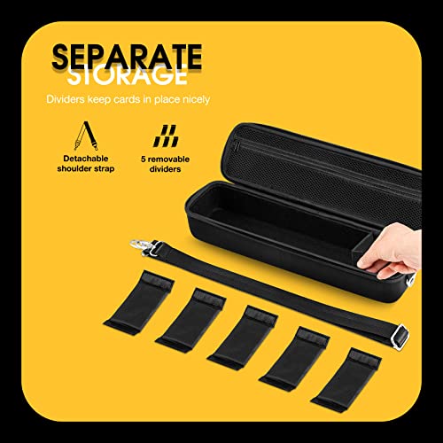 Trading Card Storage Case with 5 Dividers V414141
