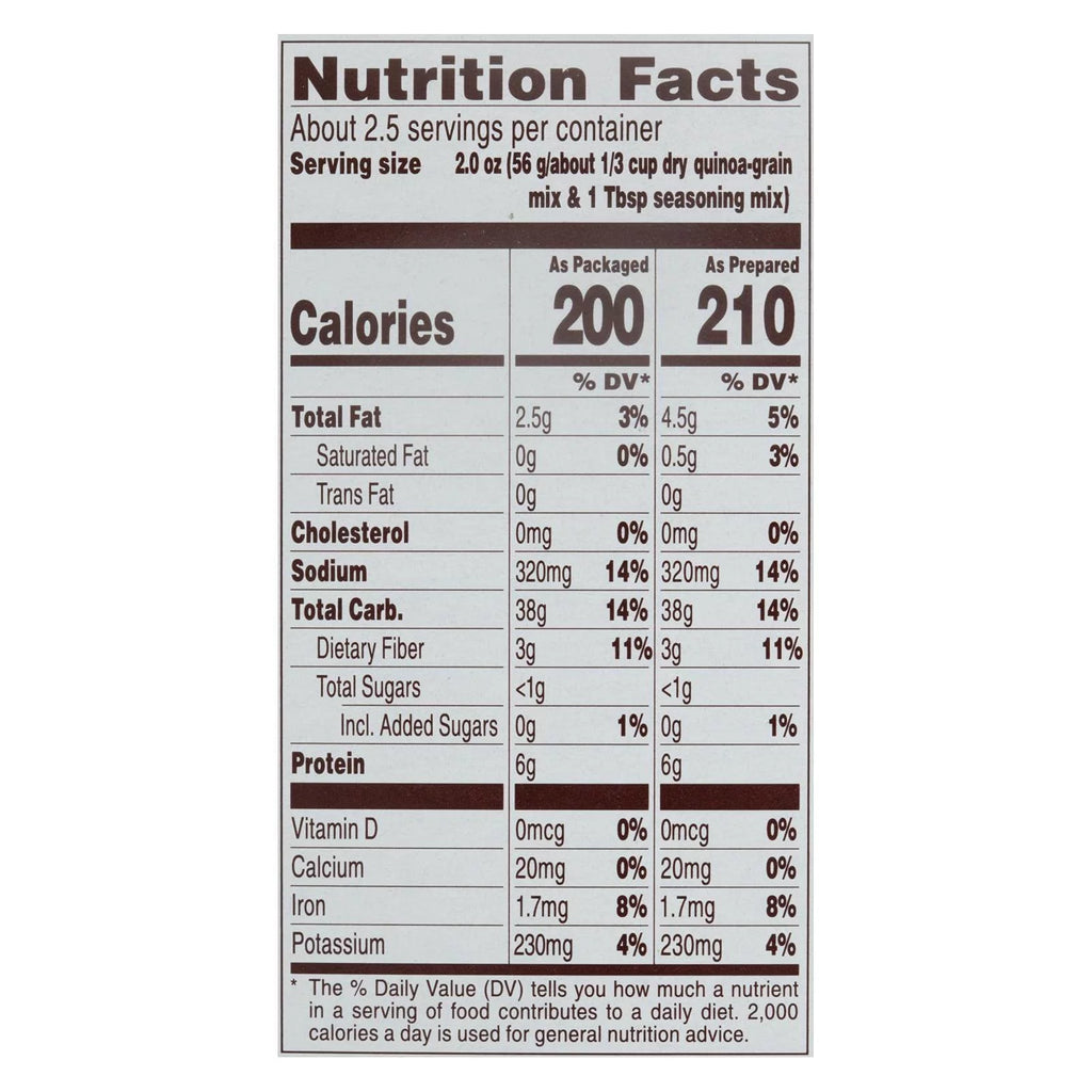 Rosemary and Olive Oil Quinoa, 4.8 Ounce H68003