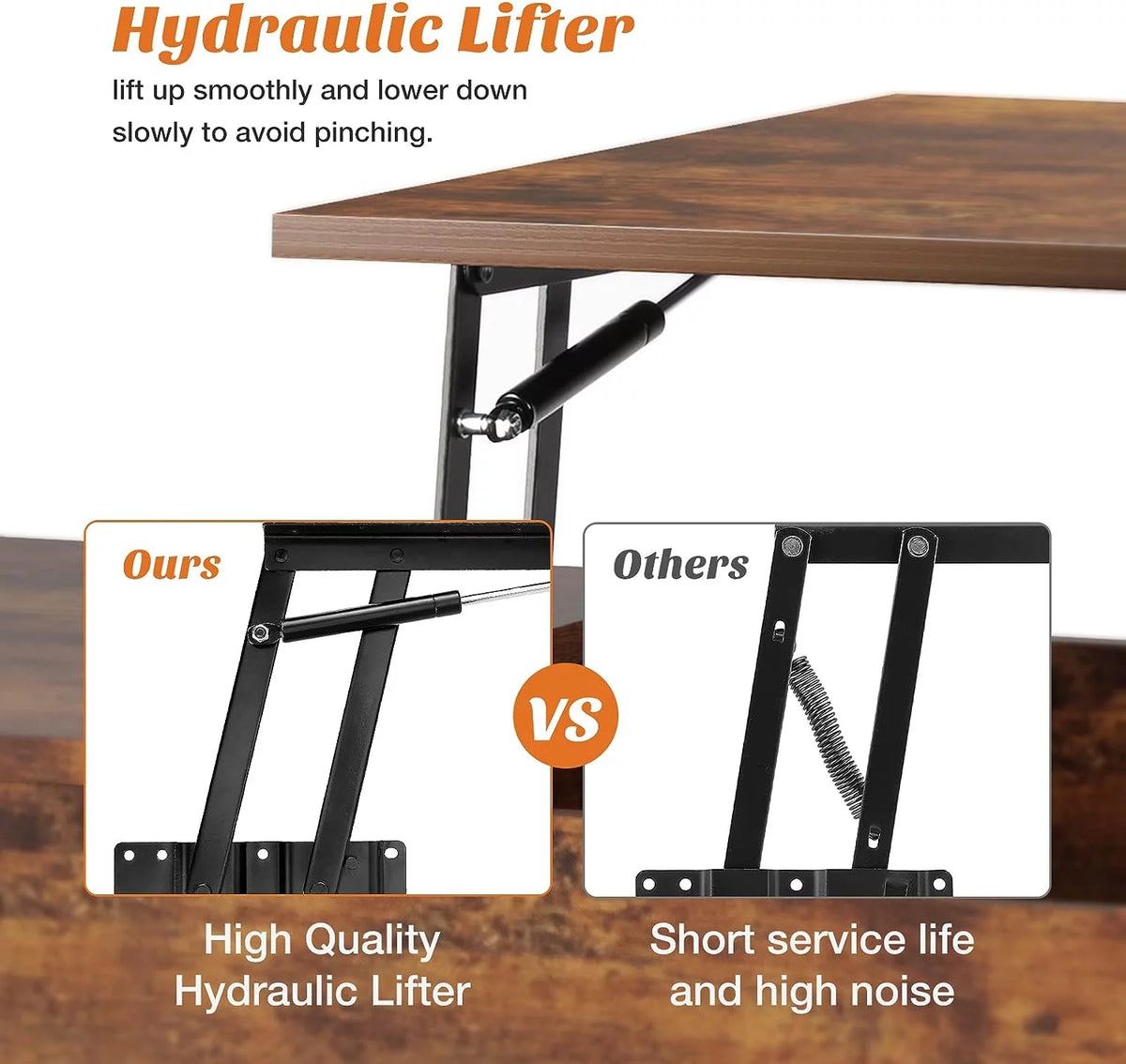 Lift Top Coffee Table with Storage A59113