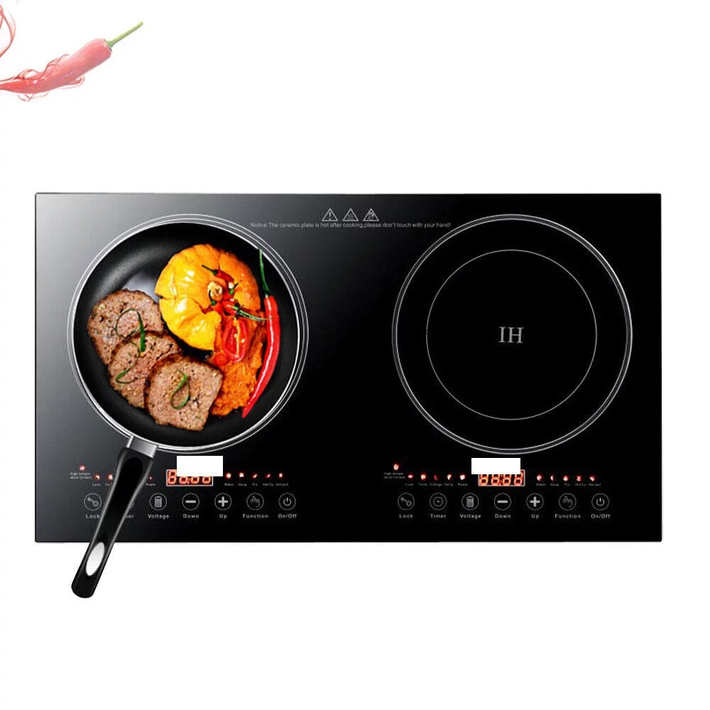 2400W Portable Induction Cooktop Dual Burner J89397