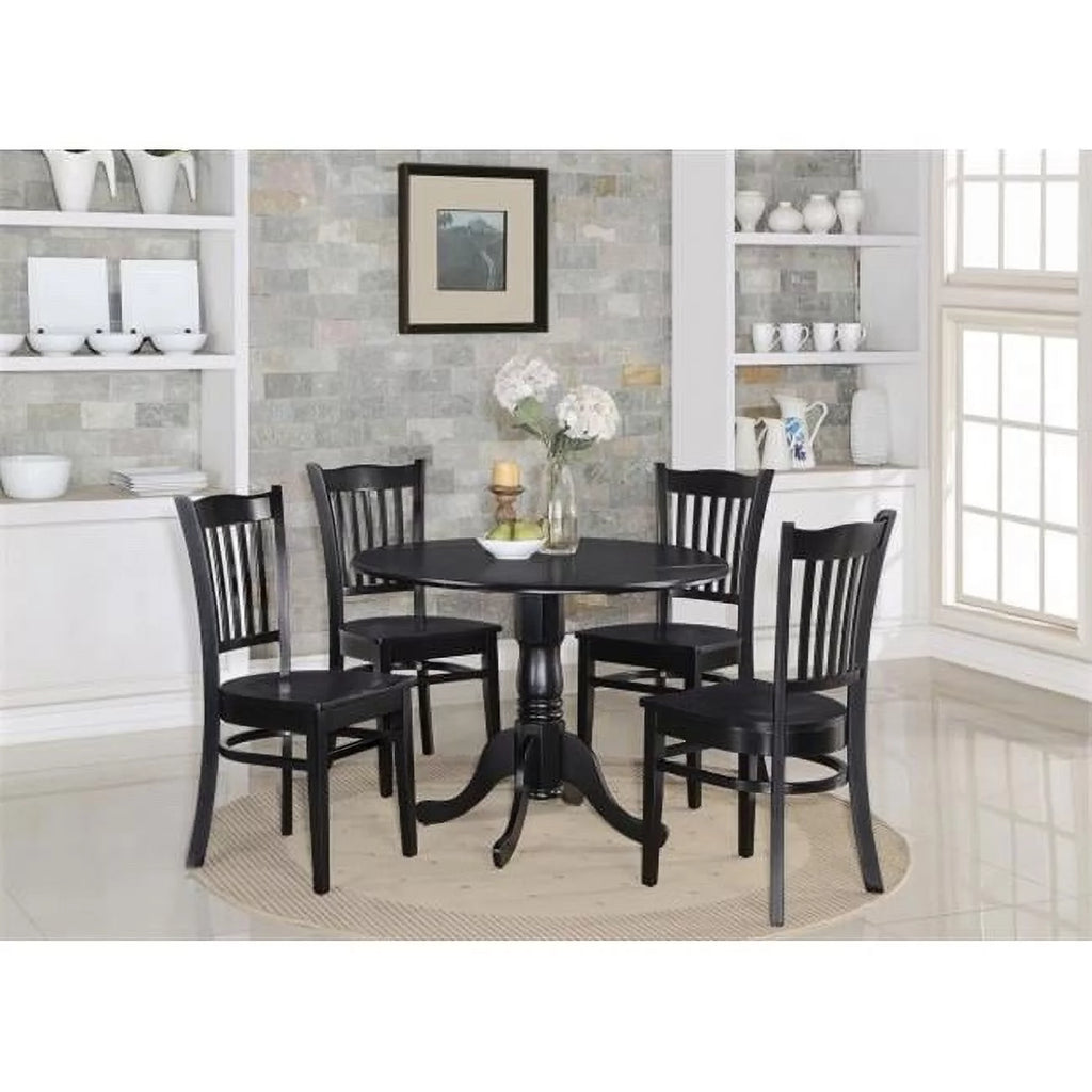 3 Piece Round Kitchen Table and 2 Chairs Set U187366