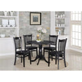 3 Piece Round Kitchen Table and 2 Chairs Set U187366
