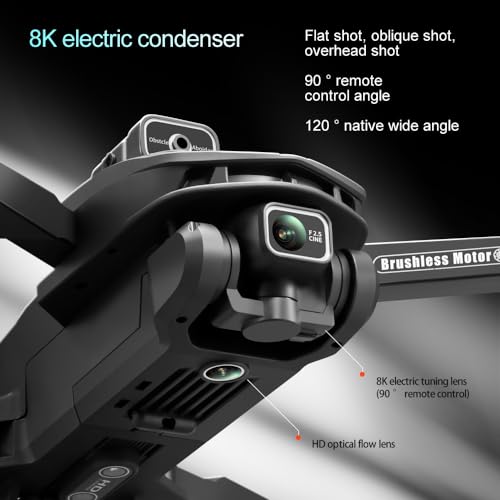 GPS Drone with 4K HDR Camera, 90 Mins Flight Time, Black K203