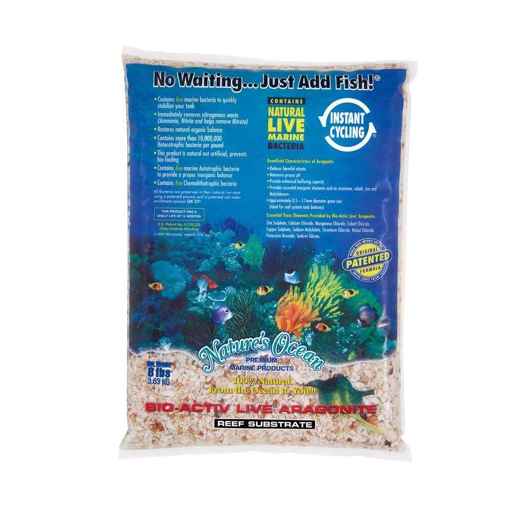 Live Aragonite Saltwater Aquarium Sand V33358