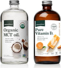 Organic MCT Oil 32 Oz Vitamin D Orange Cream 16 fl oz Y997172