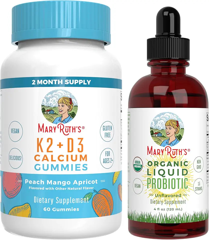 Vitamin K2+D3 Gummies & Organic Probiotic Drops K931771