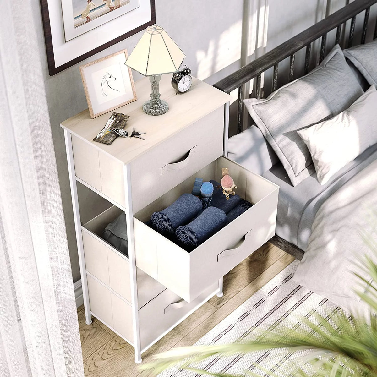 Fabric 4 Drawer Dresser A998346